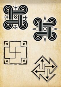 Hannunvaakuna und Tursaansydän: finnische Schutzsymbole als Tattoos
